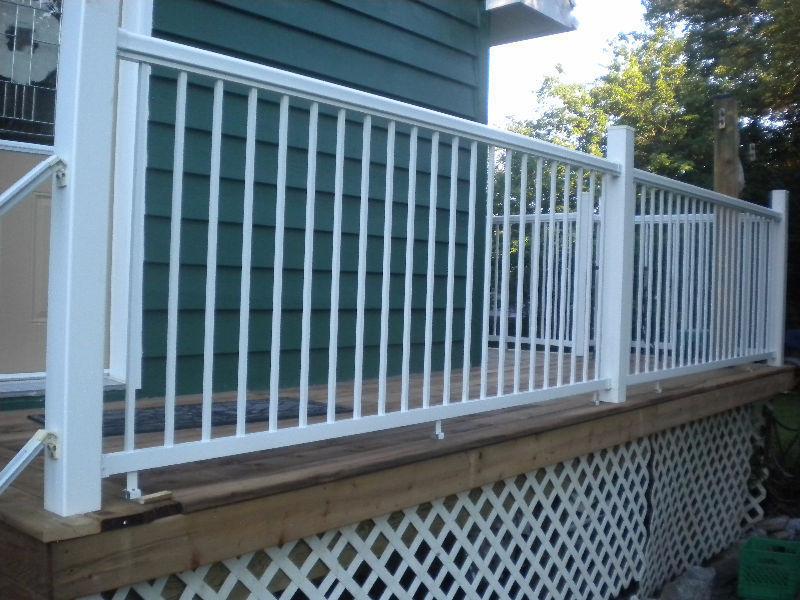 New Aluminium Deck railing