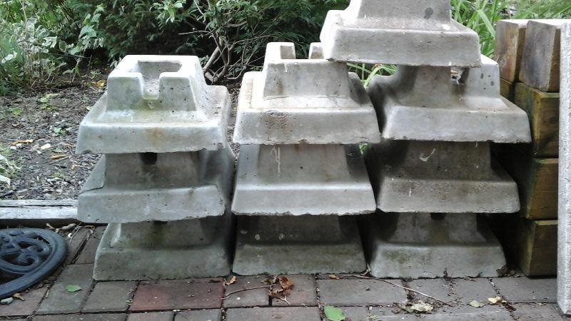 cement post blocks