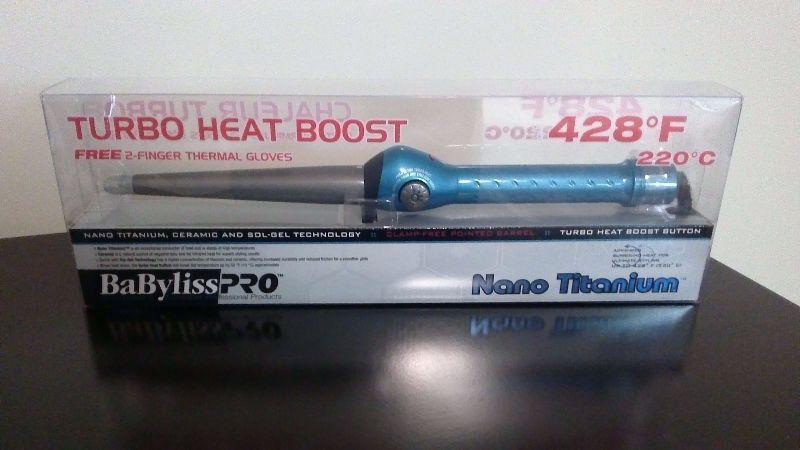 Brand new Babyliss Pro Turbo Heat Boost Curling Iron