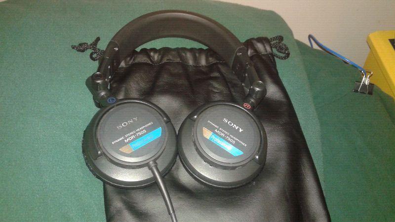 Sony professional headphones