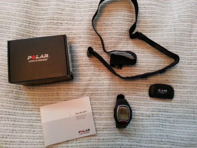 Polar RS100 Heart Rate Monitor and Stop Watch