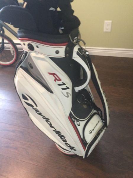 Taylor Made Golf Clubs Left Hand /Pro Tour Bag