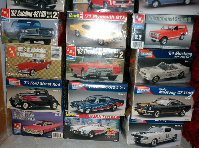NOS Discountinued Scale Model Kits -Trade or Sell $30-$50 each