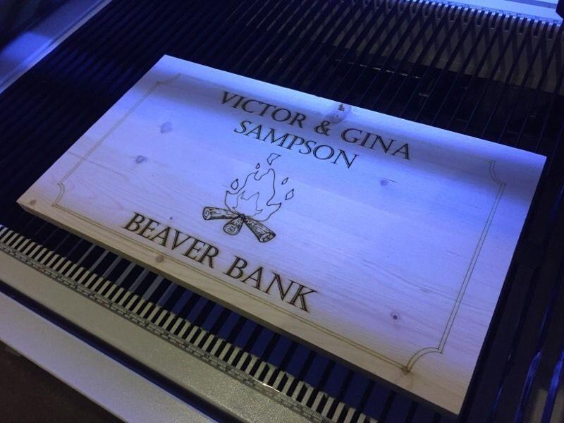 Laser Engraved Custom Made Signs or Plaques