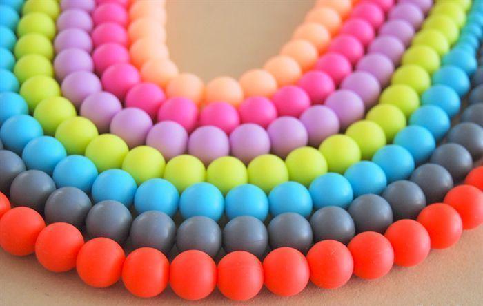 Silicone Beads for Teething Necklaces, Bracelets,Toys & More