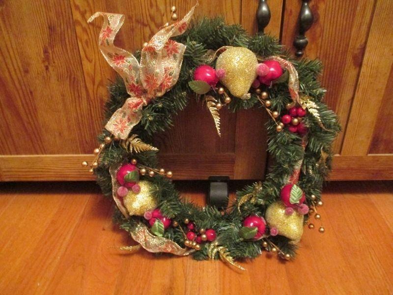 CHRISTMAS STOCKINGS ( 2 ) & ( 1 ) DOOR WREATH