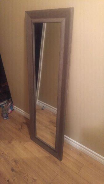 Wooden hanging mirror - gone asap