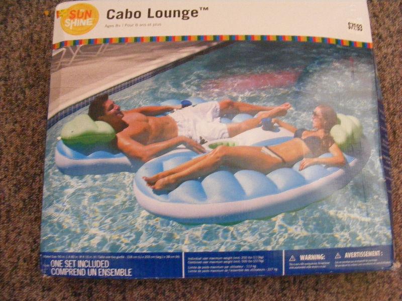 FOR SALE: NEW DOUBLE POOL LOUNGER