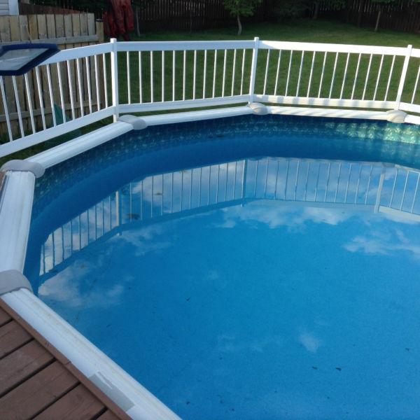 15x 24 above ground pool and propane heater