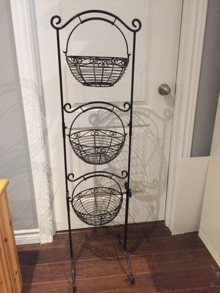 Wire Basket Stand