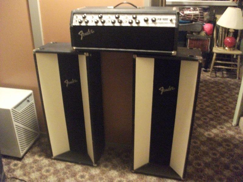 Fender P A System