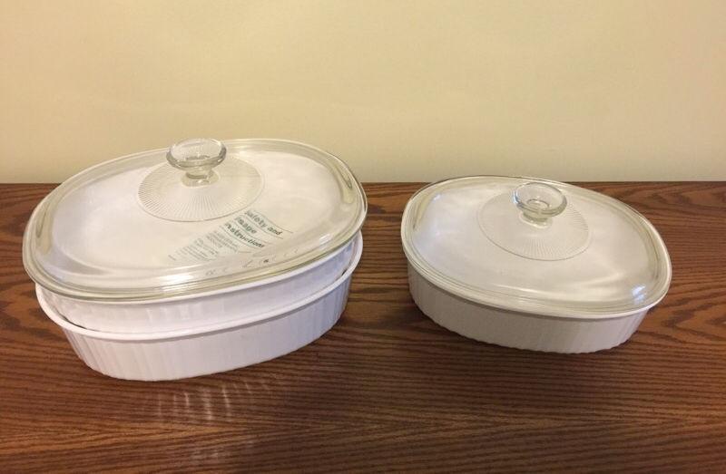 New 3 Piece Corningware Set