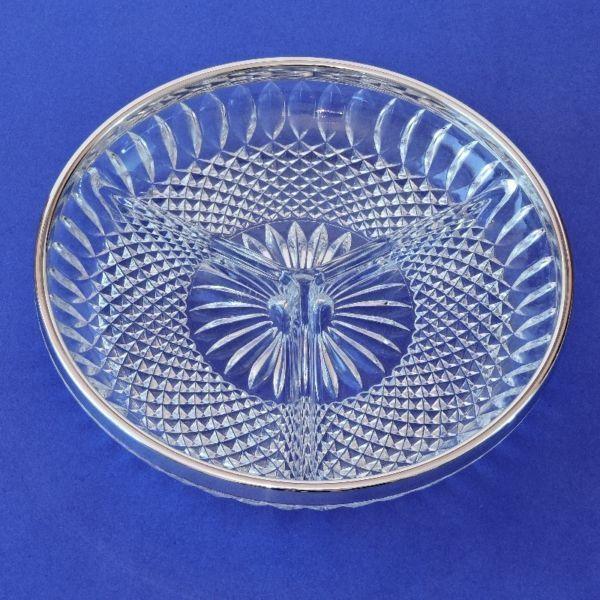 REDUCED: Crystal Serving Dish