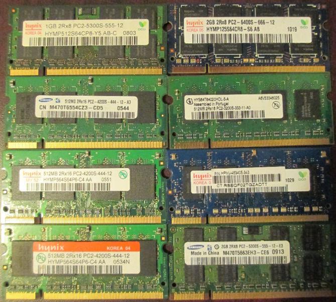 RAM Sticks DDR2