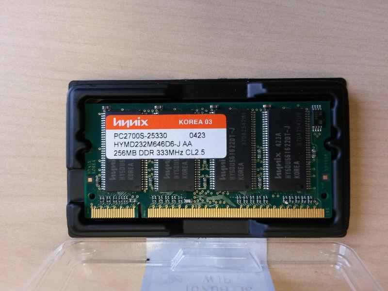 Laptop memory 256MB Compaq - Dell - HP