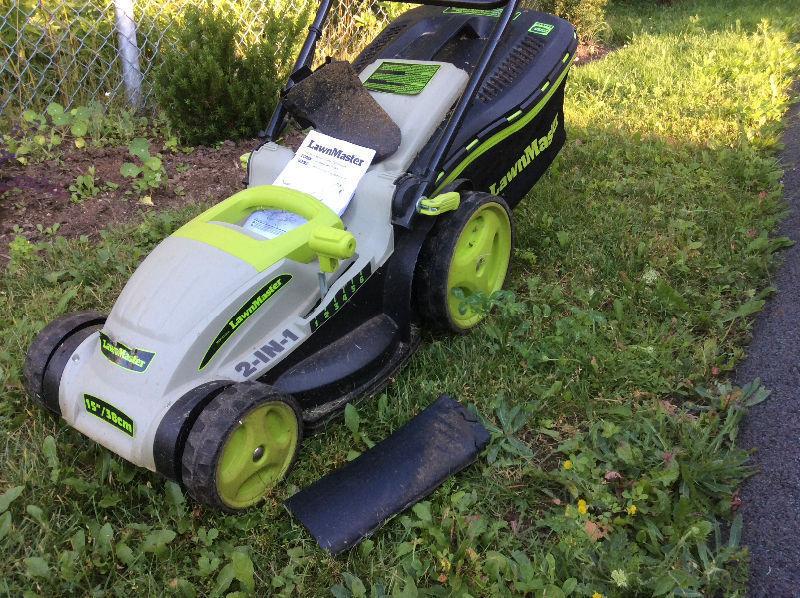 Electric corded lawn mower 1year old