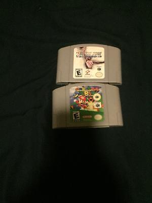 Nintendo 64 super Mario 64 and nba in the zone 2000