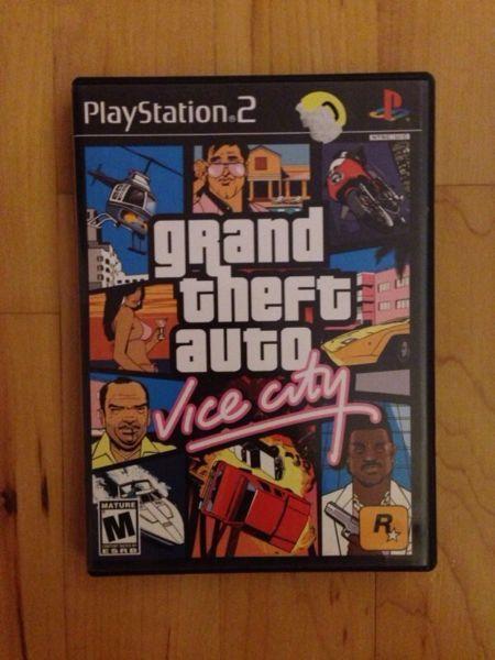 Ps2 game Grand theft auto vice city