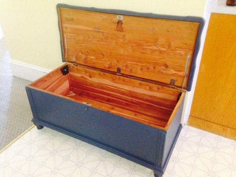Solid Pine Cedar Lined Chest / Blanket Box by Lane Chests