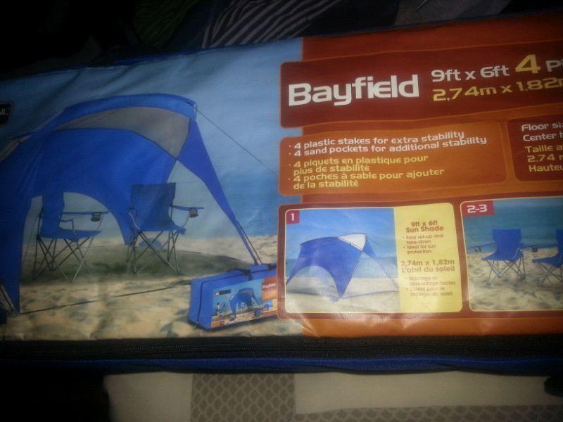For sale brand new tent with 4 chair