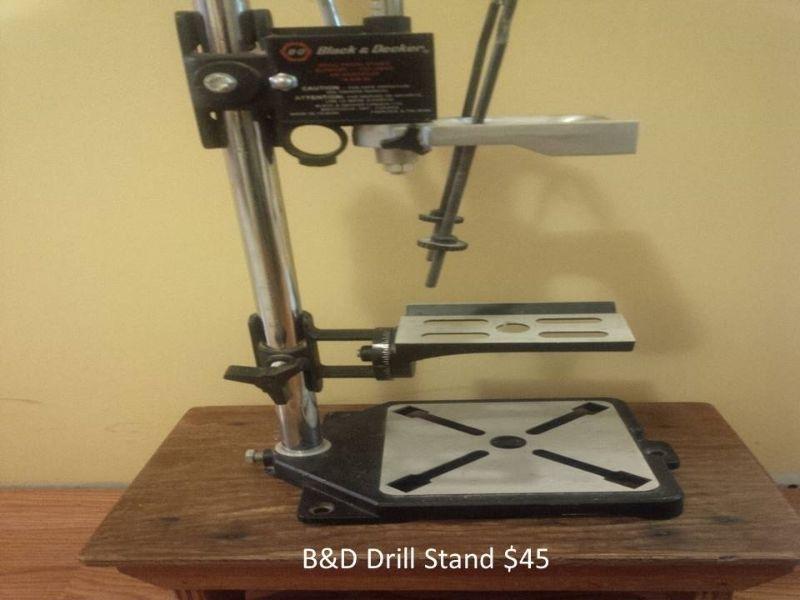 Black and Decker Drill Stand