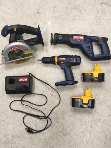 Cordless Power Tool Set