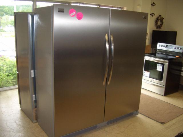 SET SPECIAL ON TWIN UNIT FRIGIDAIRE ALL-FRIDGE AND ALL-FREEZER