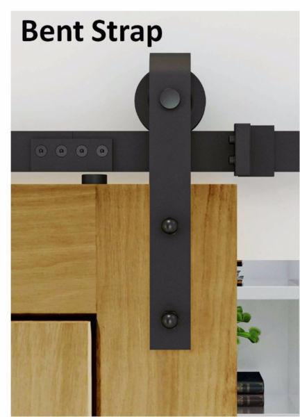 Interior barn door hardware with soft close, from $145