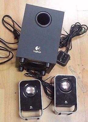 Logitech LS21 2.1 Stereo Speaker w/ Subwoofer & Wired Remote