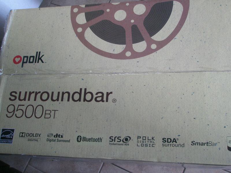Polk Audio - Surround Bar 8-Channel Sound bar System with 8