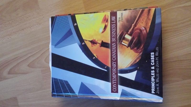 Contemporary Canadian Business Law 7th Edition