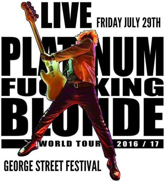2 TICKETS FOR PLATINUM BLONDE GSF FOR FRIDAY NIGHT