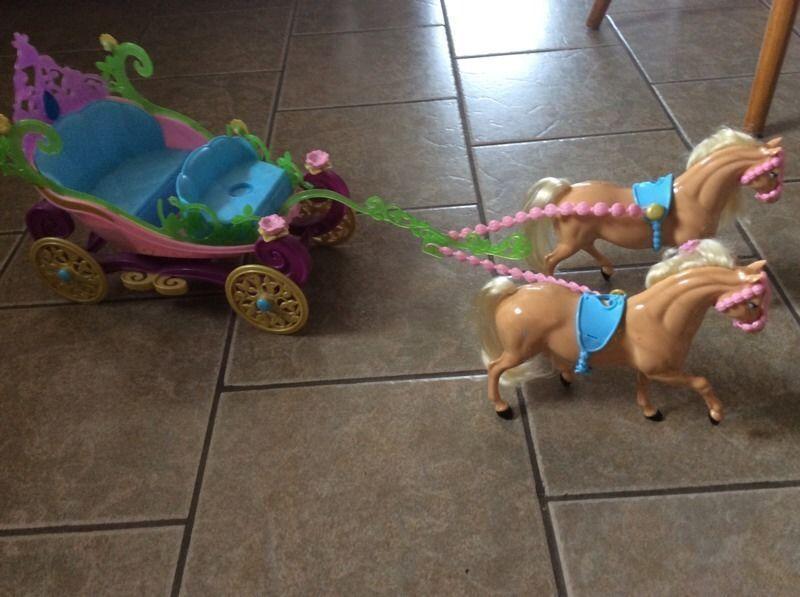 Barbie's Horse and Carriage