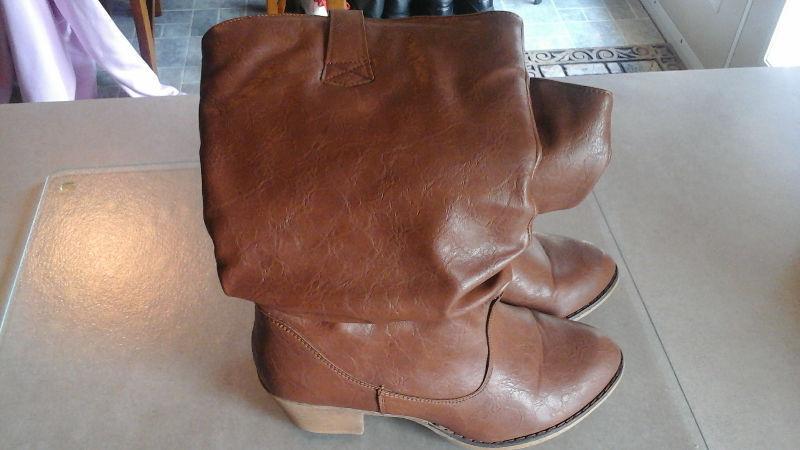 size 9m womans western style boot