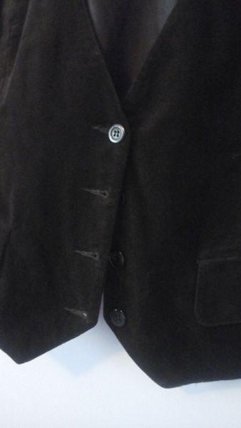 Velvet lined vest
