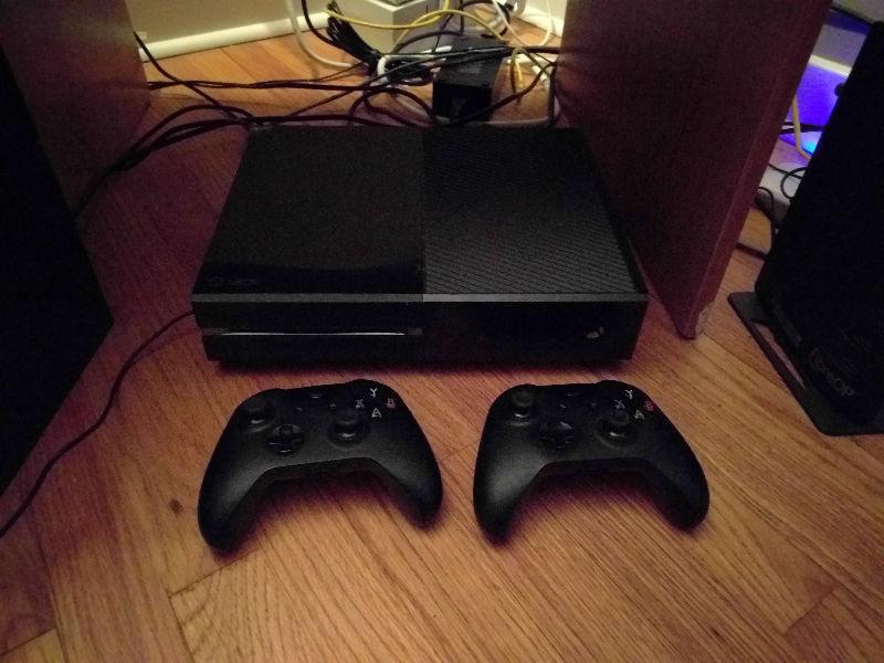selling xbox one together with account with games