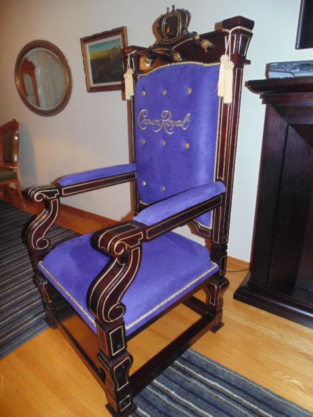 Crown Royal King Chair (Throne)