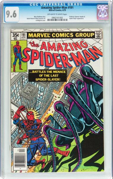 AMAZING SPIDERMAN 191 CGC GRADED 9.6