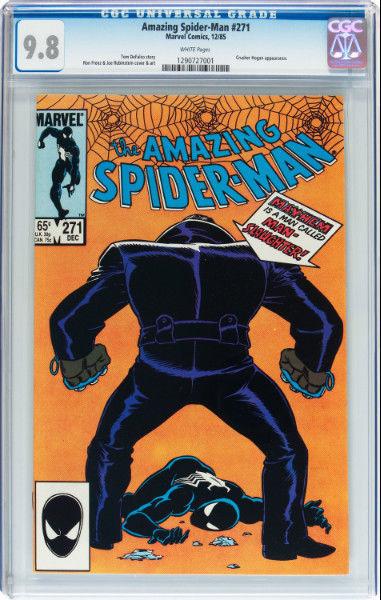 AMAZING SPIDERMAN 271 CGC GRADED 9.8 RON FRENZ