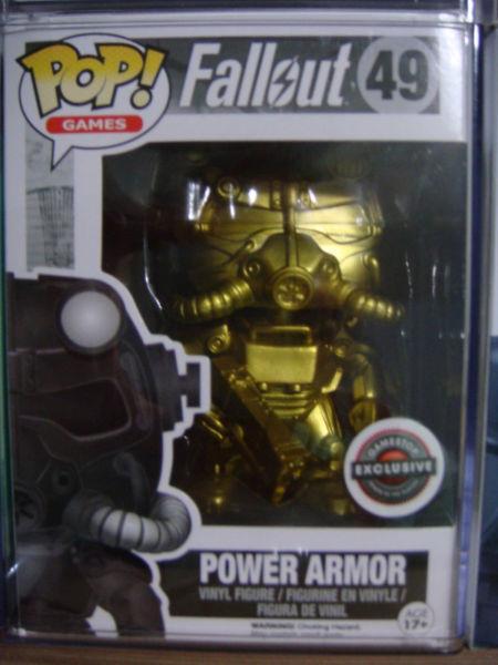 Funko Fallout Power Armor (Gold & Black and White)