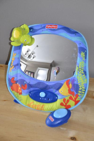 Fisher Price Ocean Wonders Musical Baby In-sight Car Mirror