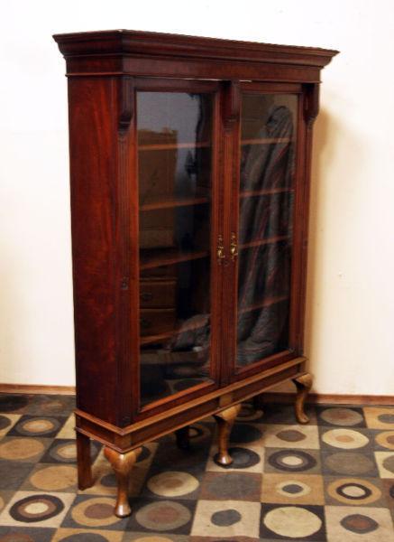 Turn of The Century Large Mohogany Glassed Book Case SEE VIDEO