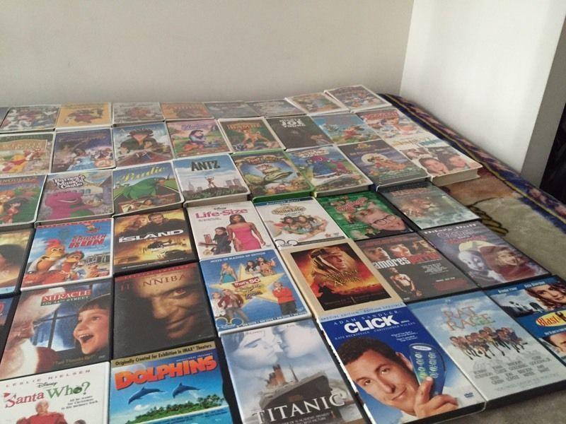Movies!! DVDs and VHS tapes for sale
