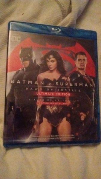 Batman vs. Superman on Blu-ray. Brand new
