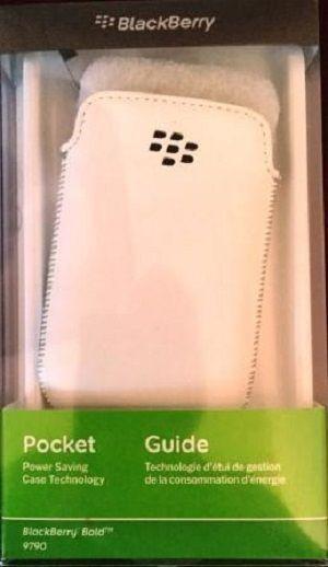 New White BlackBerry BOLD 9790 Case