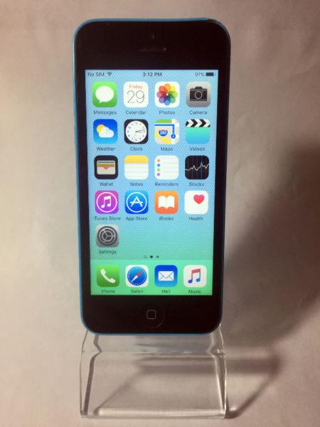 TELUS/KOODO Blue 8GB iPhone 5C (A- Condition)