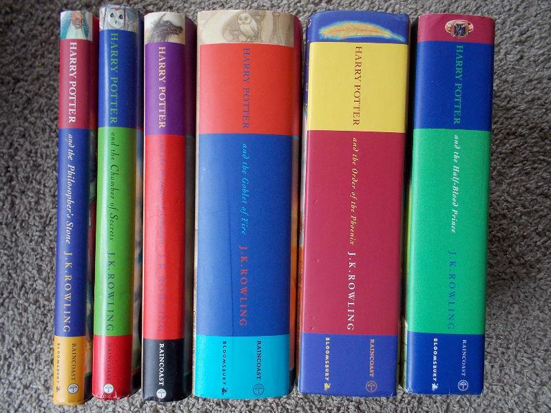 Harry Potter books-Canadian 1st Ed. Hard Covers