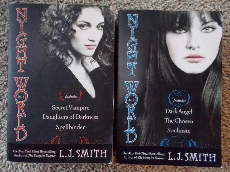 NIGHT WORLD- #1 and #2-by L.J. Smith--Teen/Young Adult