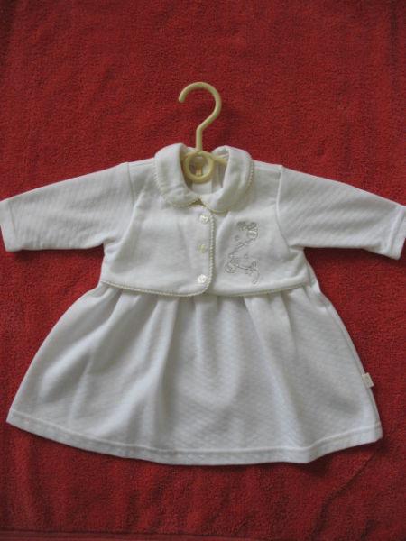 White dress can be used for after baptism and white sweater