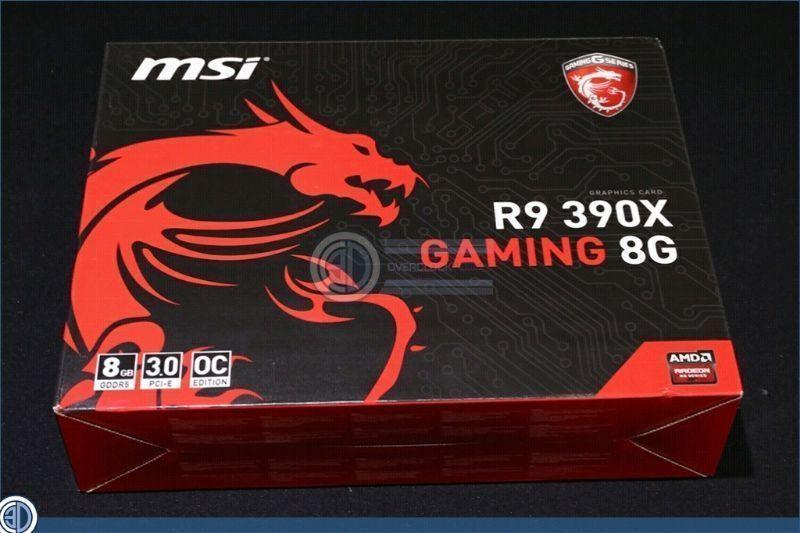 MSI R9 390x 8g Gaming Graphics Card